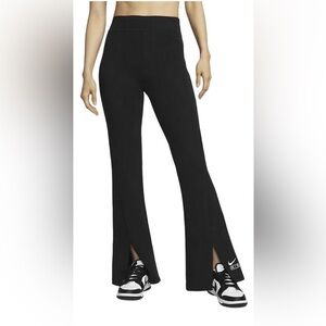 Nike Air HighWaisted SplitHem Athletic Flare Leg Pants-XS Streetwear/Performance